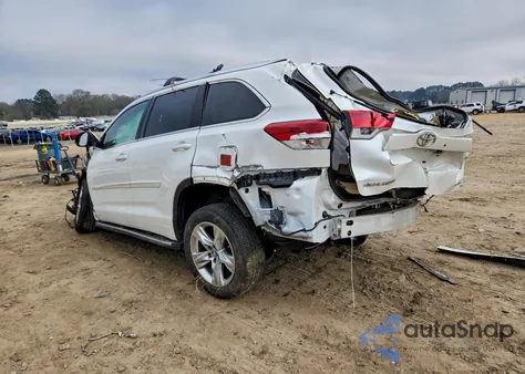 2018 Toyota Highlander Limited from USA, damaged, VIN 5TDYZRFH2JS252065